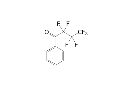 (Heptafluorobutyro)phenone