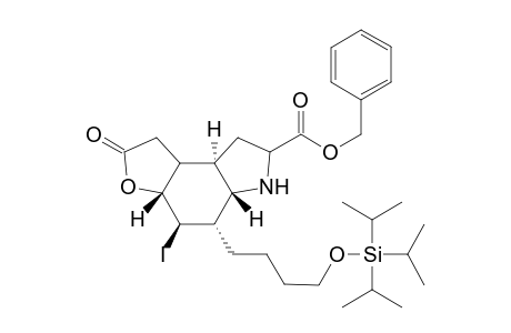 (1aR,3aR,4R,5S,5aS,8aR)-5-(4-((Trisopropylsikyl)oxy)butyl)-4-iodo-2-oxodecahydro-3-oxa-6-aza as indacene-6-carboxylic acid benzyl ester