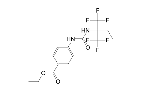 ethyl 4-[({[1,1-bis(trifluoromethyl)propyl]amino}carbonyl)amino]benzoate