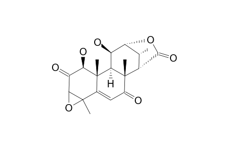 3-ZETA,4-ZETA-EPOXY-5,6-DEHYDRO-EURYCOMALACTONE