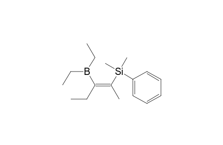 Borane, [2-(dimethylphenylsilyl)-1-ethyl-1-propenyl]diethyl-, (E)-