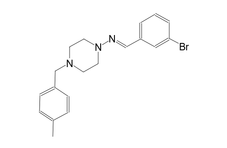 N-[(E)-(3-bromophenyl)methylidene]-4-(4-methylbenzyl)-1-piperazinamine