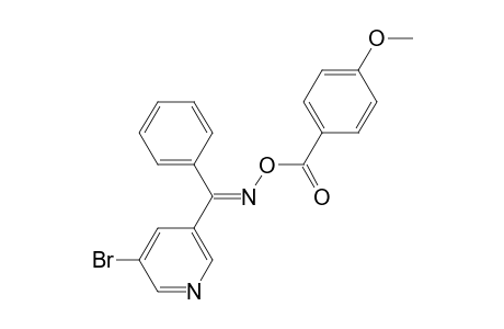 (E)-(5-Bromo-3-pyridinyl)(phenyl)methanone o-(4-methoxybenzoyl)oxime
