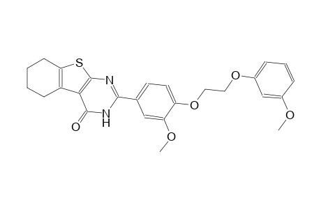 benzo[4,5]thieno[2,3-d]pyrimidin-4(3H)-one, 5,6,7,8-tetrahydro-2-[3-methoxy-4-[2-(3-methoxyphenoxy)ethoxy]phenyl]-