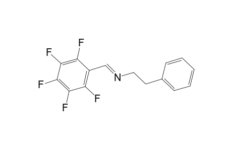 N-[(E)-(2,3,4,5,6-Pentafluorophenyl)methylidene]-2-phenylethanamine