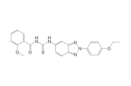 N-[2-(4-ethoxyphenyl)-2H-1,2,3-benzotriazol-5-yl]-N'-(2-methoxybenzoyl)thiourea