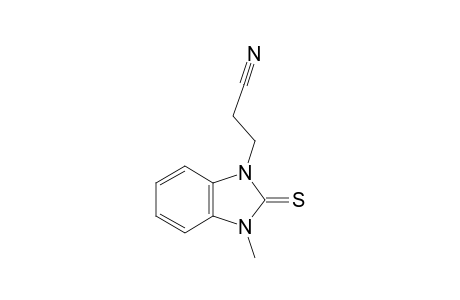 3-(3-Methyl-2-thioxo-2,3-dihydro-1H-benzo[d]imidazol-1-yl)propanenitrile