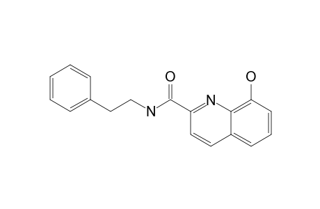 N-PHENETHYL-8-HYDROXY-QUINOLINE-2-CARBOXAMIDE