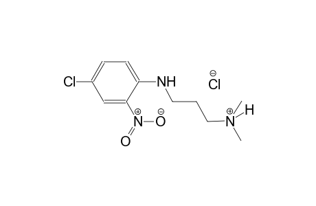 3-(4-chloro-2-nitroanilino)-N,N-dimethyl-1-propanaminium chloride