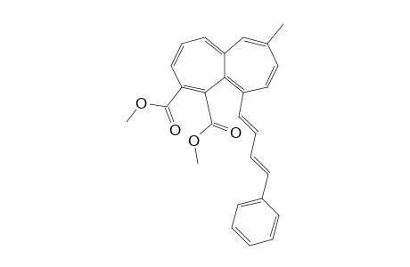 Dimethyl 6-[4'-phenylbuta-1',3'-dienyl]-9-methylheptalene-4,5-dicarboxylate