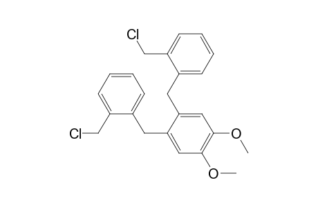 1,2-bis[2-(chloromethyl)benzyl]-4,5-dimethoxy-benzene