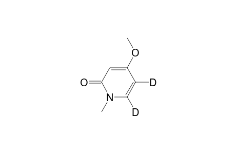 2(1H)-Pyridinone-5,6-D2, 4-methoxy-1-methyl-