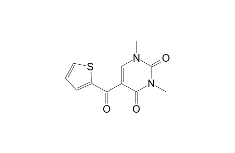 1,3-dimethyl-5-(thiophene-2-carbonyl)pyrimidine-2,4(1H,3H)-dione