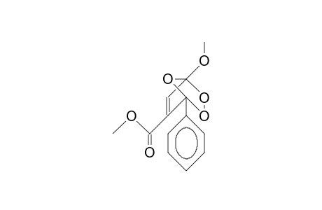 1-Methoxy-5-methoxycarbonyl-4-phenyl-2,3,7-trioxa-bicyclo(2.2.1)hept-5-ene