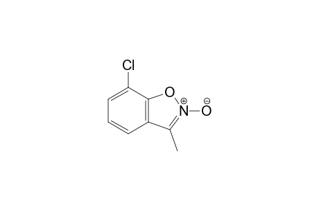 7-Chloranyl-3-methyl-2-oxidanidyl-1,2-benzoxazol-2-ium
