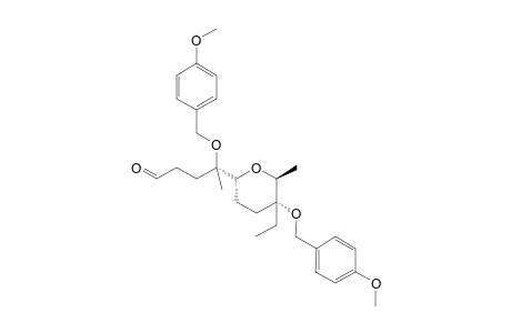 (S)-4-[(2R,5R,6S)-5-Ethyl-5-(4-methoxybenzyloxy)-6-methyltetrapyran-2-yl]-4-(4-methoxybenzyloxy)pentan-1-al