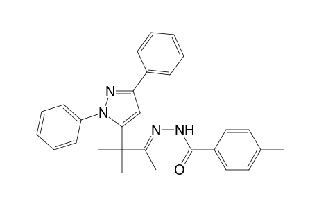 N-[(E)-[2-(2,5-diphenylpyrazol-3-yl)-1,2-dimethyl-propylidene]amino]-4-methyl-benzamide