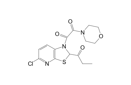 1-MORPHOLINOOXALYL-2-PROPANOYL-5-CHLORO-1,2-DIHYDROTHIAZOLO-[5.4-B]-PYRIDINE;ISOMER_A