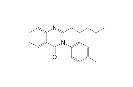 4(3H)-quinazolinone, 3-(4-methylphenyl)-2-pentyl-