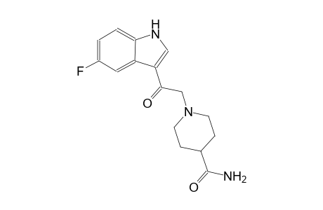 1-[2-(5-fluoro-1H-indol-3-yl)-2-oxoethyl]-4-piperidinecarboxamide