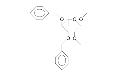 Methyl 2-O-methyl-3,4-di-O-benzyl.alpha.-L-rhamnopyranoside