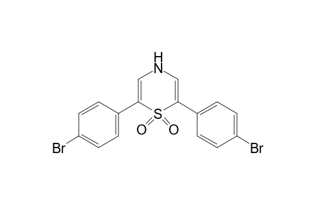 3,5-bis(p-bromophenyl)-4H-1,4-thiazine, 1,1-dioxide