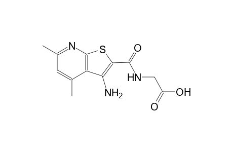 {[(3-amino-4,6-dimethylthieno[2,3-b]pyridin-2-yl)carbonyl]amino}acetic acid