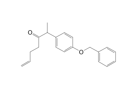 6-Hepten-3-one, 2-[4-(phenylmethoxy)phenyl]-
