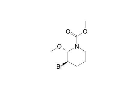 TRANS-3-BrOMO-2-METHOXY-1-PIPERIDINECARBOXYLIC-ACID-METHYLESTER