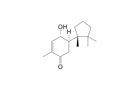 (4S,5R)-2-methyl-4-oxidanyl-5-[(1S)-1,2,2-trimethylcyclopentyl]cyclohex-2-en-1-one