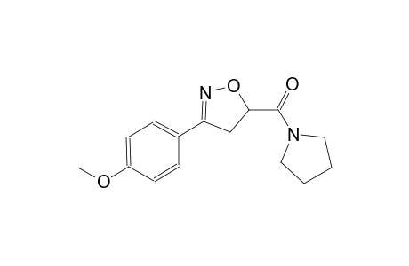 isoxazole, 4,5-dihydro-3-(4-methoxyphenyl)-5-(1-pyrrolidinylcarbonyl)-