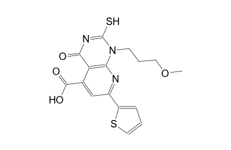pyrido[2,3-d]pyrimidine-5-carboxylic acid, 1,4-dihydro-2-mercapto-1-(3-methoxypropyl)-4-oxo-7-(2-thienyl)-