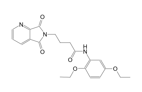 N-(2,5-diethoxyphenyl)-4-(5,7-dioxo-5,7-dihydro-6H-pyrrolo[3,4-b]pyridin-6-yl)butanamide