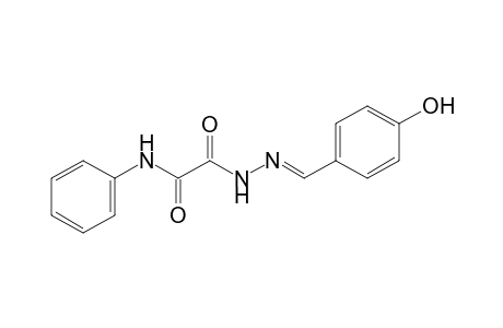 1-(p-hydroxybenzylidene)-s-phenylsemioxamazide