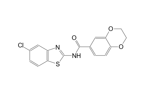 1,4-benzodioxin-6-carboxamide, N-(5-chloro-2-benzothiazolyl)-2,3-dihydro-