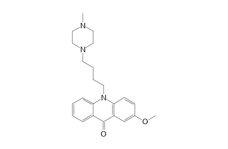10-[4'-N-(METHYLPIPERAZINO)-BUTYL]-2-METHOXYACRIDONE