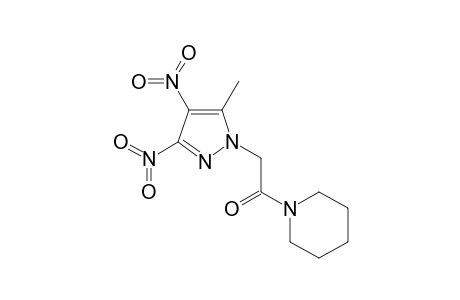 1-[(5-Methyl-3,4-dinitro-1H-pyrazol-1-yl)acetyl]piperidine