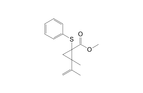 Methyl 2-isopropenyl-2-methyl-1-(phenylthio)cyclopropane-1-carboxylate