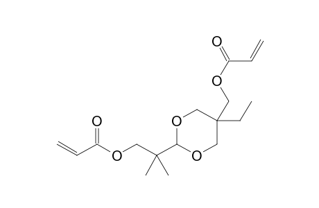5-Ethyl-5-(hydroxymethyl)-beta,beta-dimethyl-1,3-dioxane-2-ethanol diacrylate