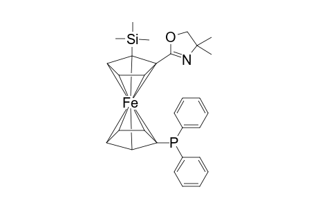 1-Diphenylphosphino-1'-(4,4-dimethyl-2,5-oxazolinyl)-2'-(Rp)-(trimethylsilyl)-ferrocene