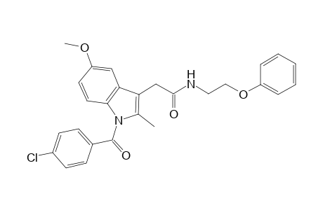 2-[1-(4-chlorobenzoyl)-5-methoxy-2-methyl-indol-3-yl]-N-(2-phenoxyethyl)acetamide