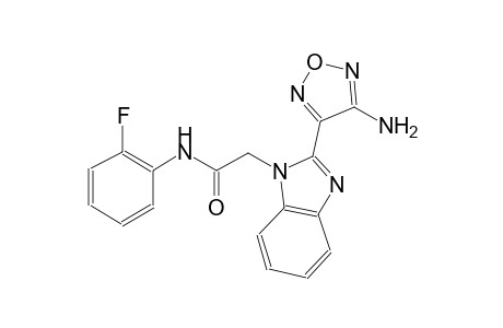 1H-benzimidazole-1-acetamide, 2-(4-amino-1,2,5-oxadiazol-3-yl)-N-(2-fluorophenyl)-