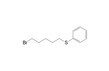 Benzene, [(5-bromopentyl)thio]-