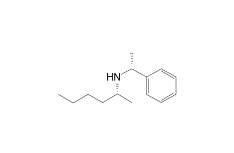 (2R)-N-((R)1-phenylethyl)hexan-2-amine