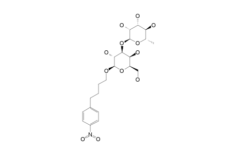 (2S,3R,4R,5R,6S)-2-[(2R,3S,4S,5R,6R)-3,5-dihydroxy-2-methylol-6-[4-(4-nitrophenyl)butoxy]tetrahydropyran-4-yl]oxy-6-methyl-tetrahydropyran-3,4,5-triol