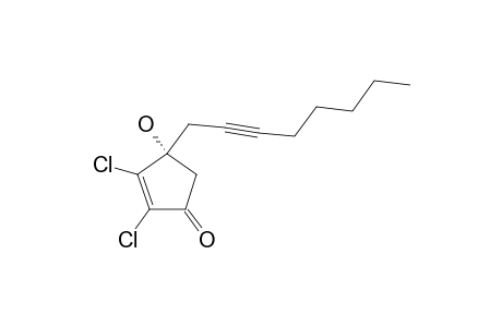 2,3-DICHLORO-4-HYDROXY-4-(2-OCTYNYL)-2-CYCLOPENTENONE