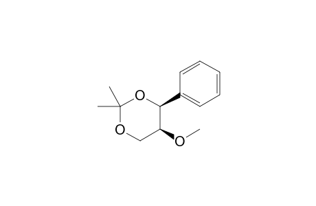 (4S,5S)-5-Methoxy-2,2-dimethyl-4-phenyl-1,3-dioxane