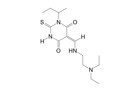 (5E)-1-sec-butyl-5-({[2-(diethylamino)ethyl]amino}methylene)-2-thioxodihydro-4,6(1H,5H)-pyrimidinedione