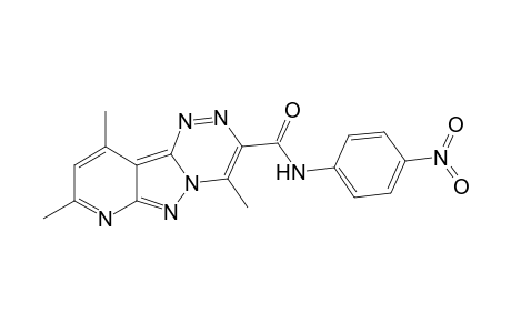 13-[(N-p-Nitrophenyllamino)carbonyl]-5,7,12-trimethyl-pyrido[2',3' ; 3,4]-1H-pyrazolo[5,1-c]-(1,2,4)-triazine