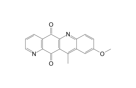 9-Methoxy-11-methylpyrido[2,3-b]acridine-5,12-dione